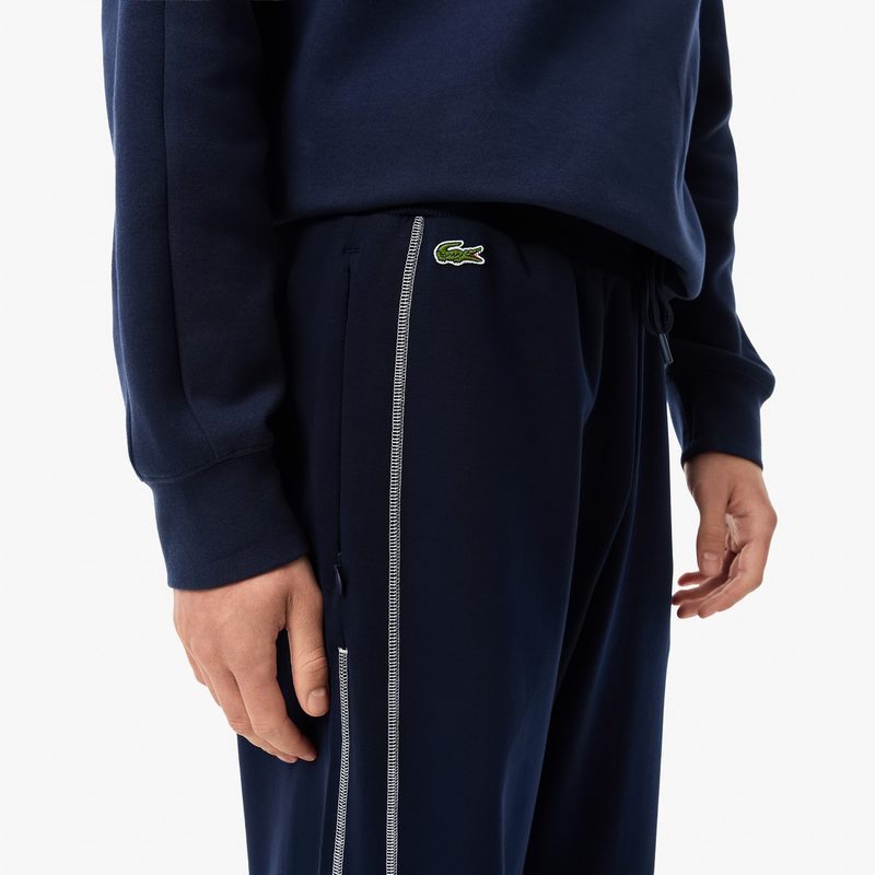 Мужские хлопковые спортивные брюки Lacoste оверсайз 4