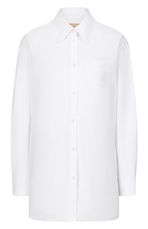 Хлопковая рубашка Trussardi