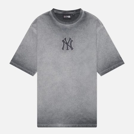 Мужская футболка New Era MLB Washed Logo New York Yankees, цвет серый