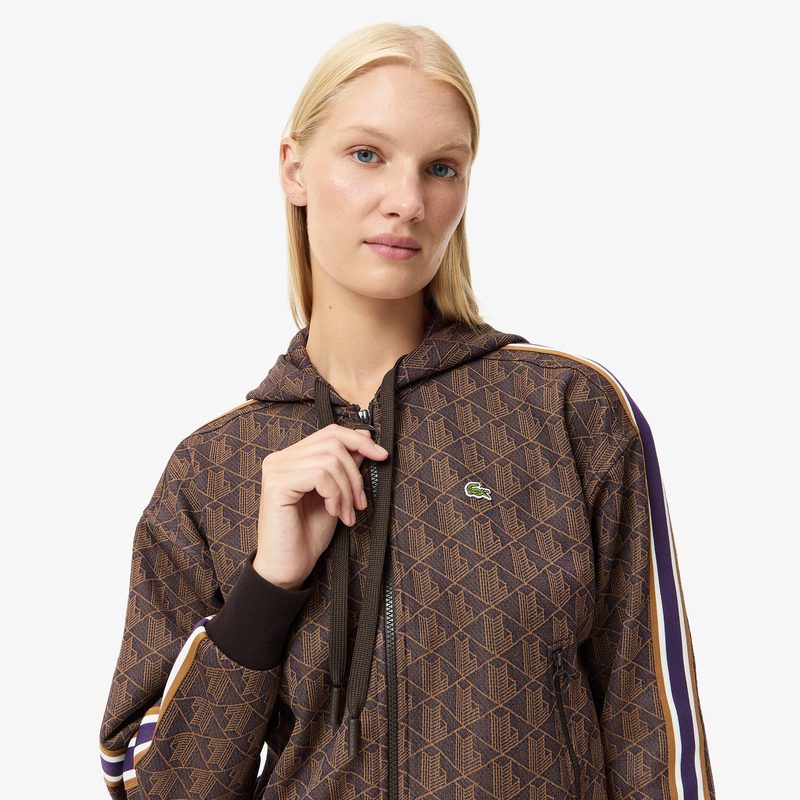 Женская жаккардовая толстовка Lacoste 3
