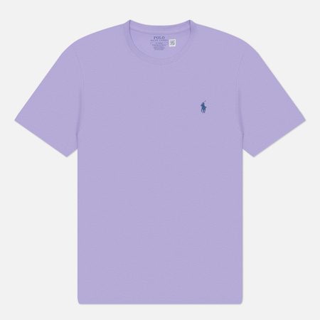 Мужская футболка Polo Ralph Lauren Classic Crew Neck 26/1 Jersey, цвет фиолетовый