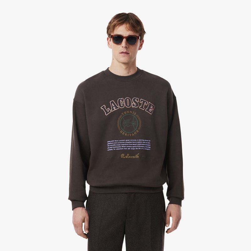 Мужской хлопковый свитшот Lacoste