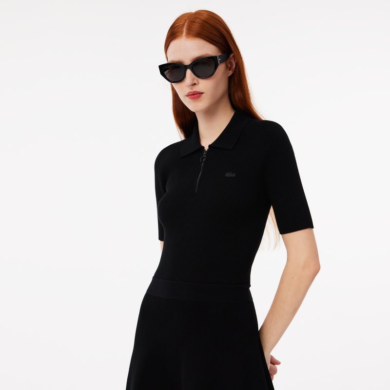 Женское эластичное платье Lacoste на молнии 3