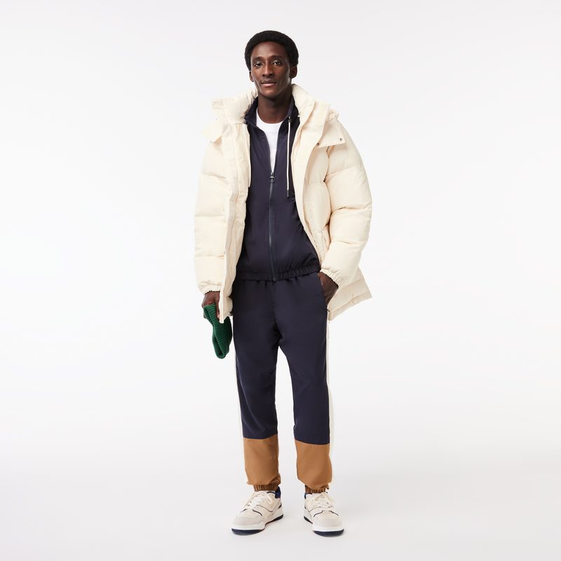 Мужской водонепронецаемый пуховик Lacoste с капюшоном 4