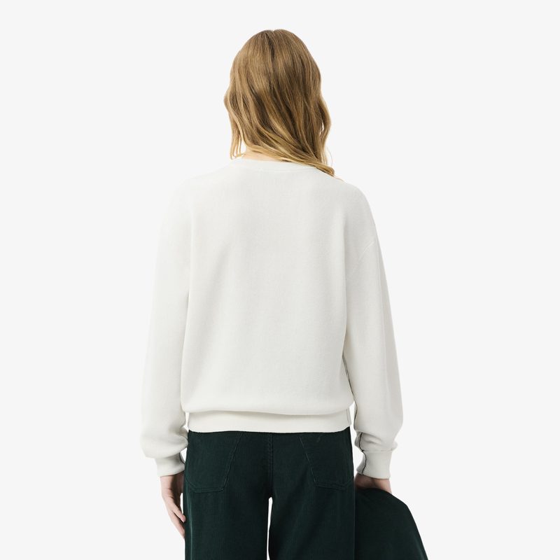 Женский свитер Lacoste свободного кроя 2