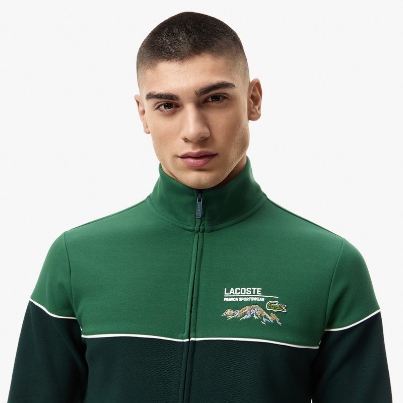 Мужской хлопковый свитшот Lacoste приталенного кроя 3