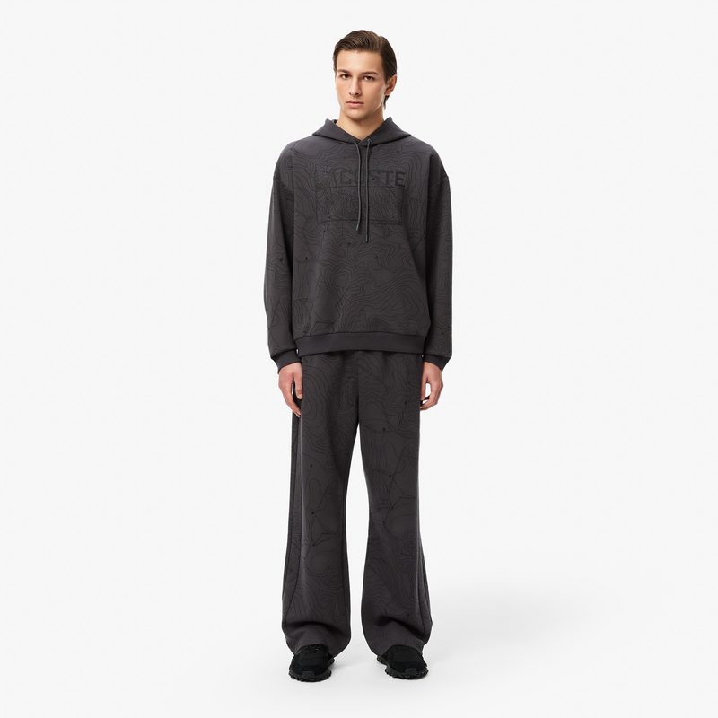 Мужской хлопковый свитшот Lacoste оверсайз 5
