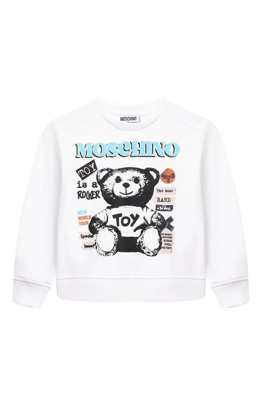 Хлопковый свитшот Moschino