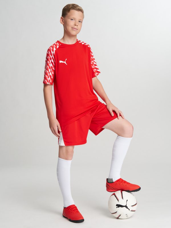 Шорты для мальчиков PUMA Teamliga26, Красный 4