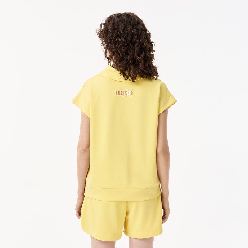 Женская толстовка Lacoste с высоким воротом на молнии без рукавов 2