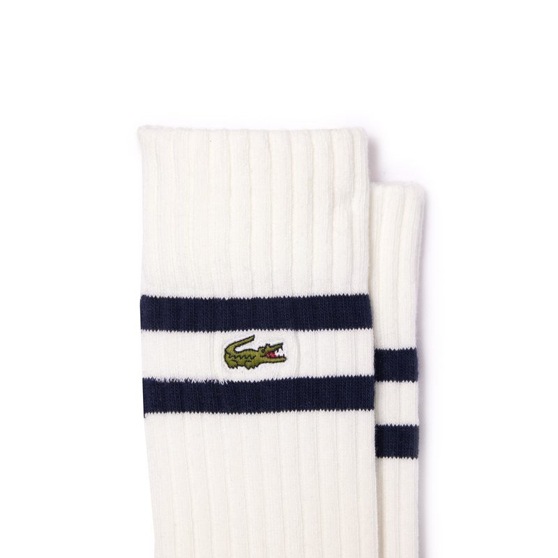 Высокие хлопковые носки Lacoste Terry Sole Унисекс 2