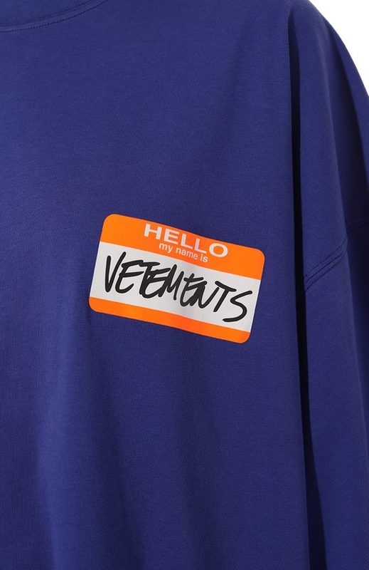 Хлопковая футболка VETEMENTS 5