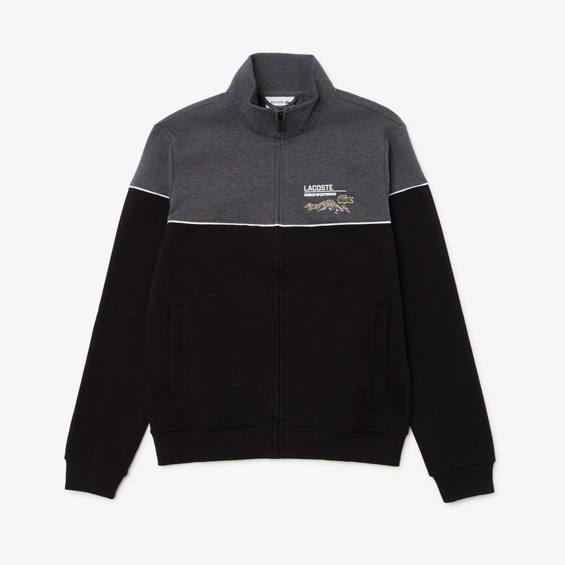 Мужской хлопковый свитшот Lacoste приталенного кроя 5