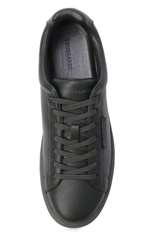 Кожаные кеды Trussardi 4