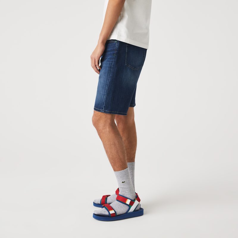 Мужские джинсовые шорты Lacoste приталенного кроя 3