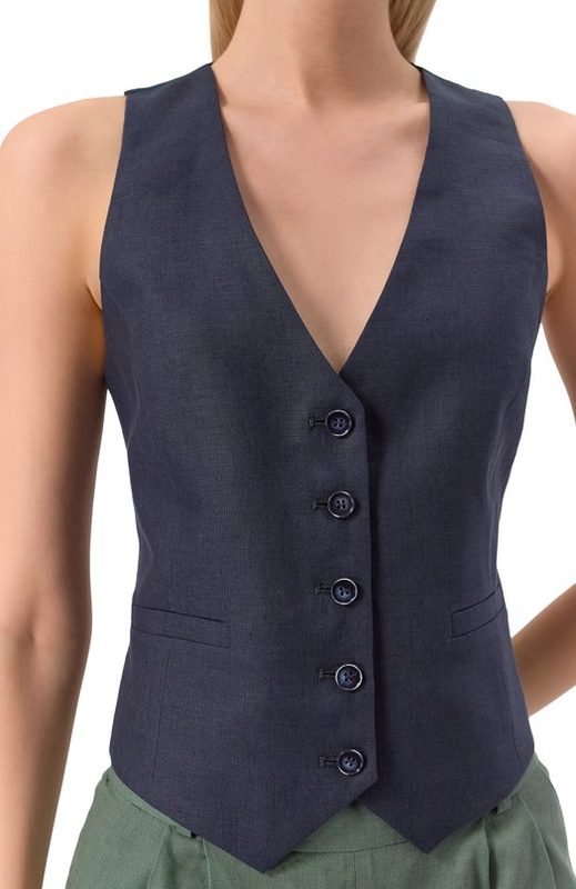 Льняной жилет Forte Dei Marmi Couture 5