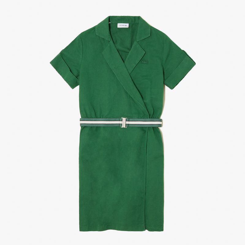 Лёгкое платье Lacoste с поясом 5