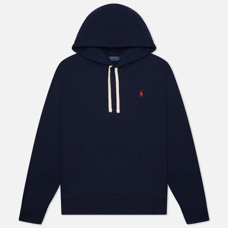 Мужская толстовка Polo Ralph Lauren Embroidered Pony Fleece Hoodie, цвет синий