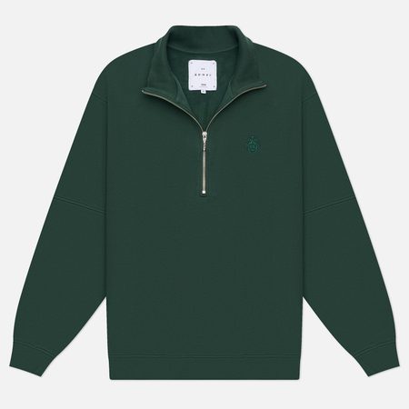 Мужская толстовка Edwin Koji Half Zip, цвет зелёный