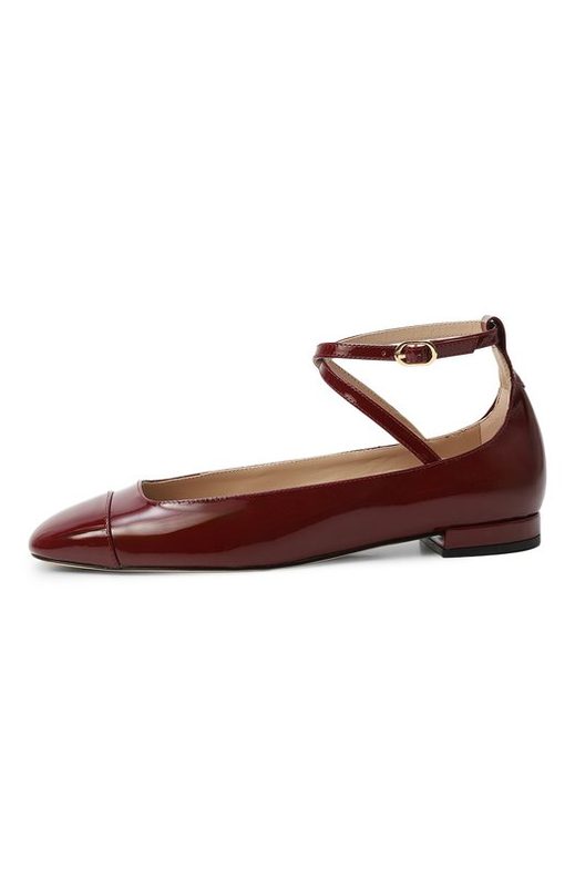 Кожаные балетки Eden Strap Stuart Weitzman 2