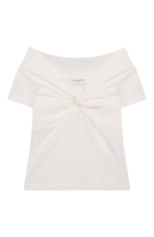 Хлопковая футболка Philosophy di Lorenzo Serafini Kids