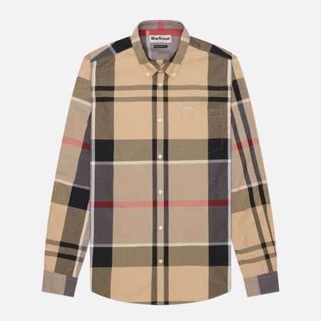 Мужская рубашка Barbour Harris Tailored, цвет бежевый