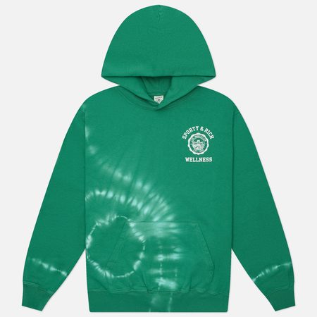 Женская толстовка Sporty & Rich Emblem Hoodie, цвет зелёный