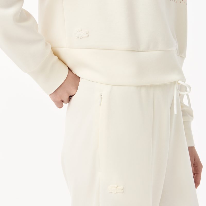 Женская короткая толстовка Lacoste с капюшоном 4