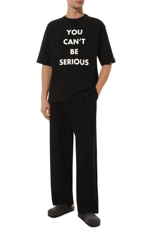 Хлопковая футболка Moschino 2