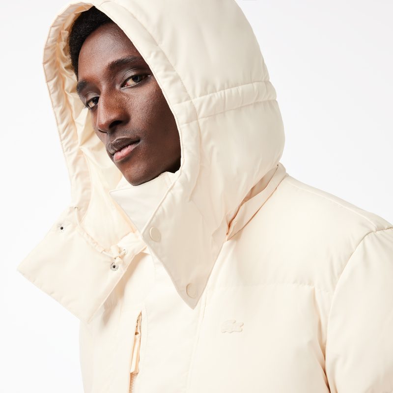 Мужской водонепронецаемый пуховик Lacoste с капюшоном 3