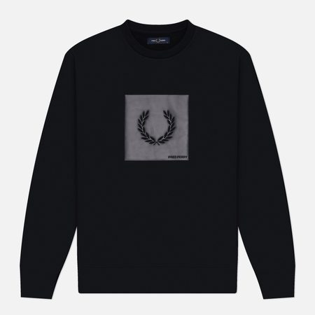 Мужская толстовка Fred Perry Box Graphic, цвет чёрный