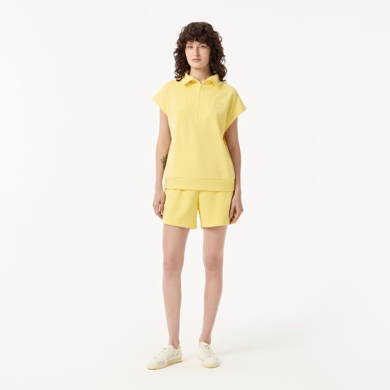 Женская толстовка Lacoste с высоким воротом на молнии без рукавов 4