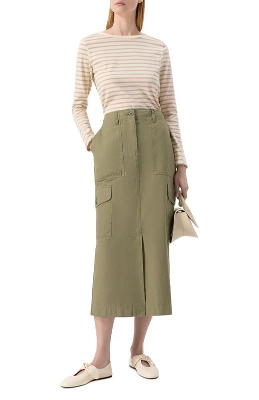 Хлопковая юбка Weekend Max Mara 2
