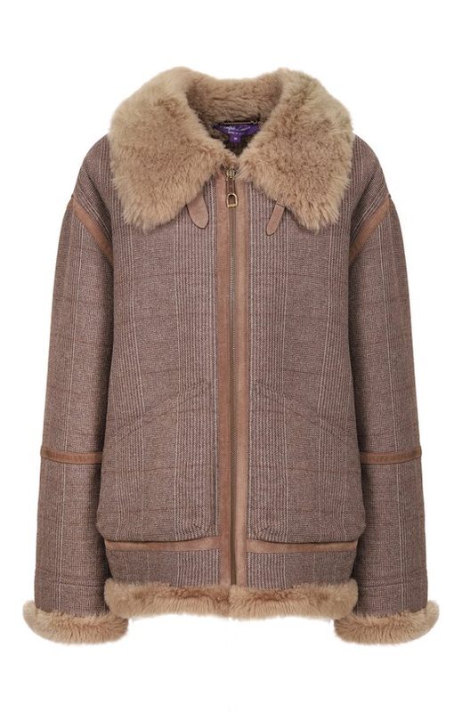 Шерстяная дубленка из овчины Ralph Lauren
