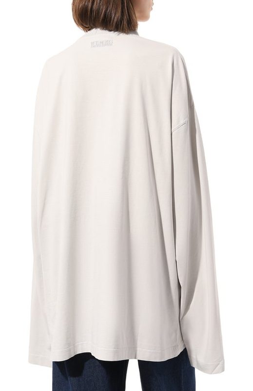 Хлопковый лонгслив VETEMENTS 4