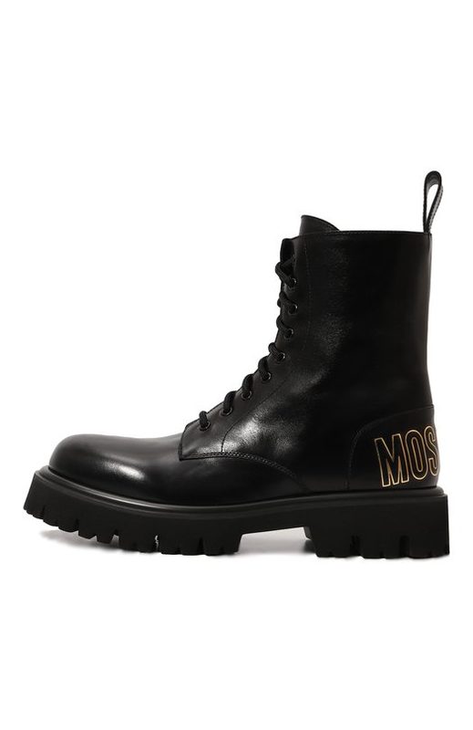 Кожаные ботинки Moschino 4