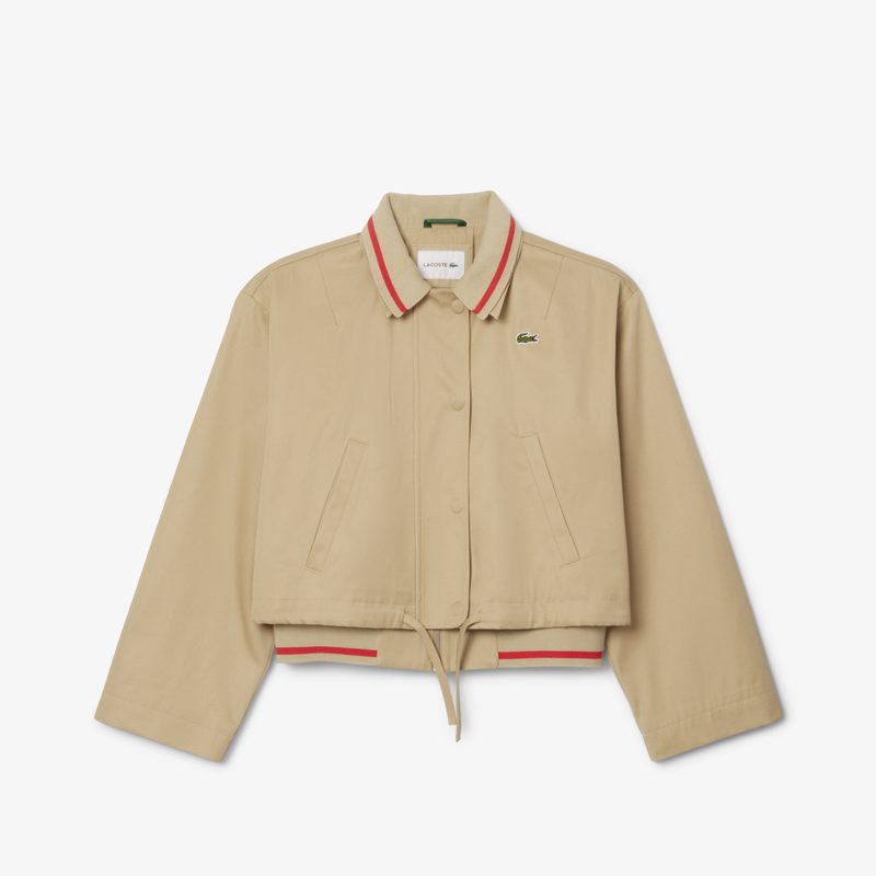Женская куртка Lacoste из хлопка 5