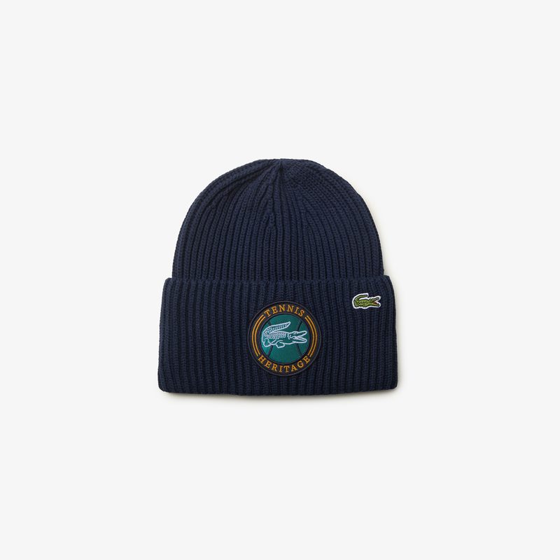 Вязаная шапка Lacoste