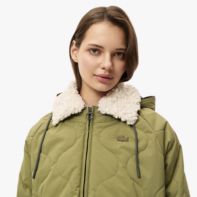 Женская куртка Lacoste с поло-воротником 3