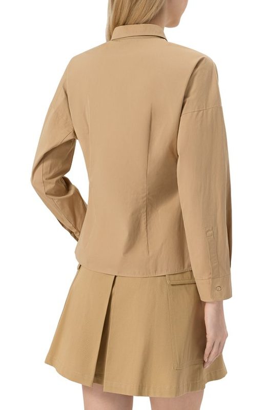 Хлопковая рубашка Weekend Max Mara 4