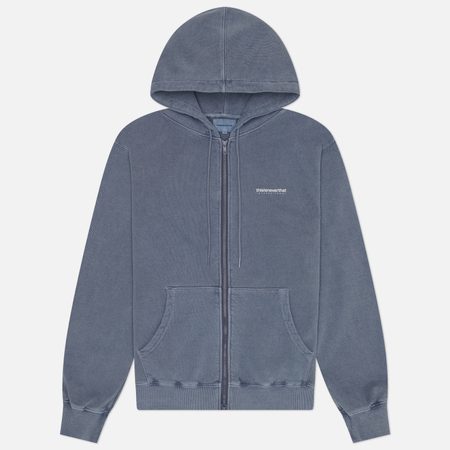 Мужская толстовка thisisneverthat INTL. Logo Zip-Up Hoodie, цвет синий