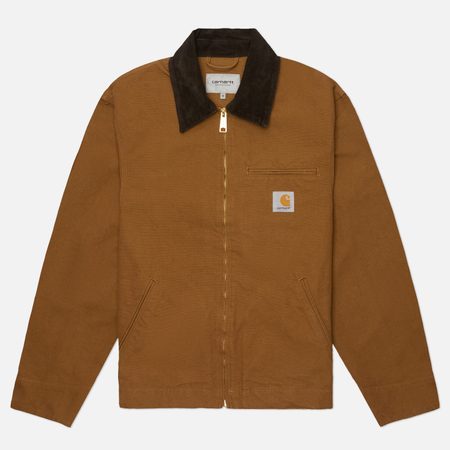 Мужская куртка ветровка Carhartt WIP Detroit Summer, цвет коричневый