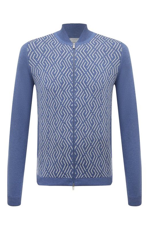 Кардиган из шелка и хлопка Il Borgo Cashmere