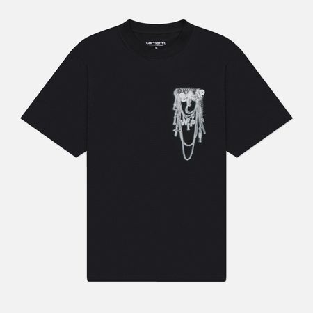 Женская футболка Carhartt WIP W' Inverted Charm, цвет чёрный