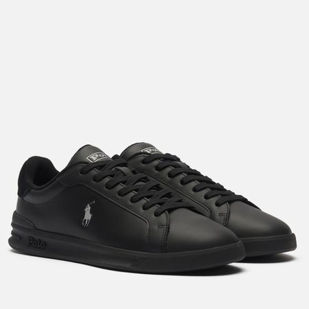 Мужские кроссовки Polo Ralph Lauren Heritage Court II, цвет чёрный