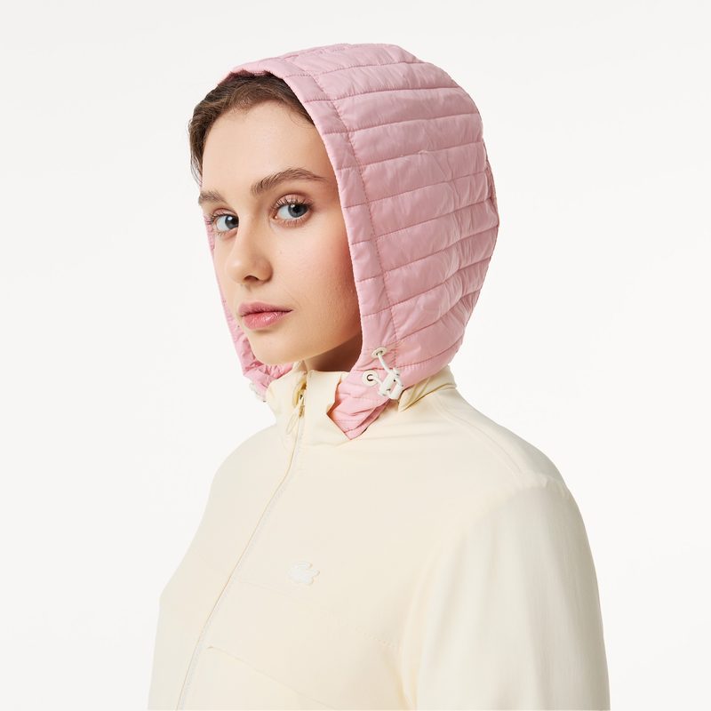 Женская утеплённая куртка-парка Lacoste с эластичным поясом 5
