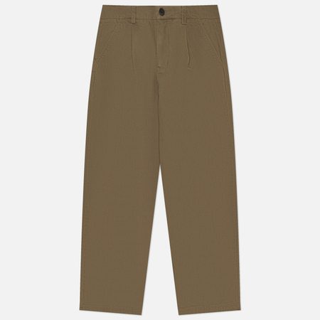 Мужские брюки Lyle & Scott Enzyme Wash Pleated, цвет бежевый