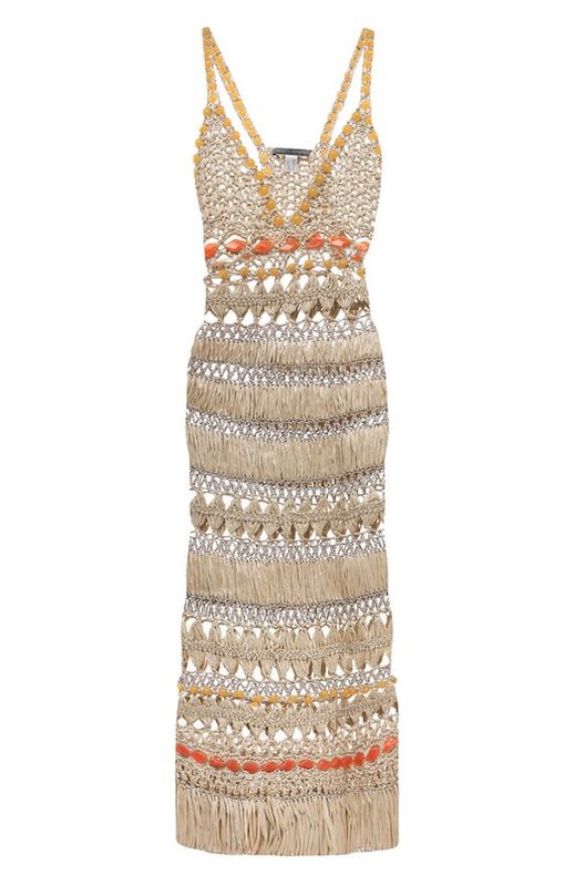 Платье из вискозы Alberta Ferretti