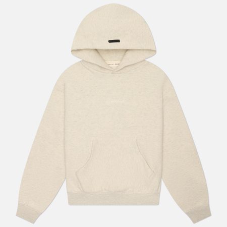 Женская толстовка Fear of God ESSENTIALS Signature Classic Hoodie, цвет бежевый