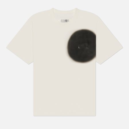 Мужская футболка Maison Margiela MM6 Spray Paint, цвет белый